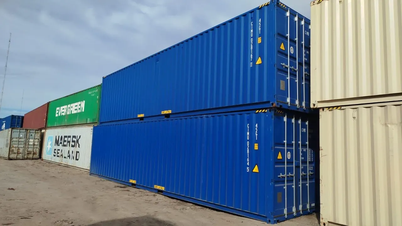 Container Dry 40 HC nuevo One Trip — imagen ilustrativa